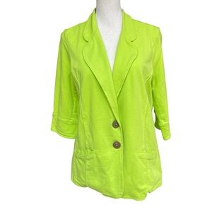 Neon Buddha Women's Lime Green Blazer